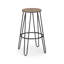 Knisely Counter Stool with Metal Frame
