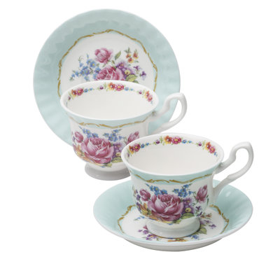 Marie Bone China Teacup And Saucer