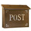 Boîte aux lettres murale en laiton 16,5 po x 13,3 po Pasadena-12506255-12506259