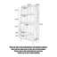 Bibliothèque luxueuse en bois massif Home