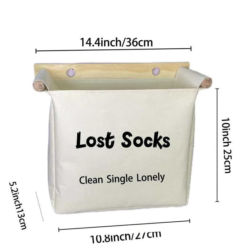 Canvas Laundry Room Organizer