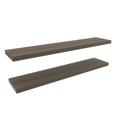47" Wide Floating Shelves Set Of 2, Shelves For Wall Decor For Bedroom, Bathroom Storage Shelves, Book Shelves For Living Room, Olive