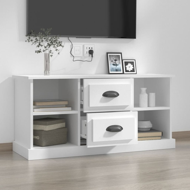 Liara Unfinished TV Stand for TVs up to 43", White
