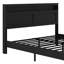Structure de lit plateforme en bois avec tête de lit à DEL avec rangement et 2 USB, grand rangement sous le lit-1254960665-1254960663