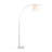 March Contemporary Floor Lamp In Black Marble And Metal With Linen Shade-1849678540