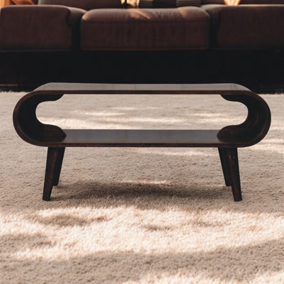 Amaya Nordic Style Caramel Coffee Table