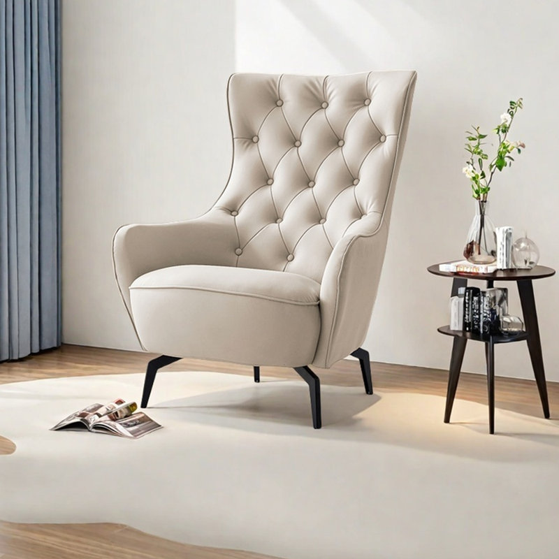 Fauteuil inclinable en similicuir ergonomique et minimaliste