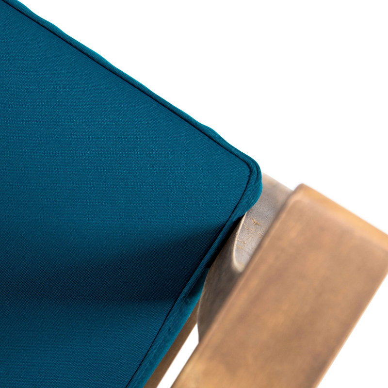 Fauteuil club Blue Wood