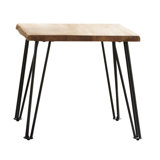 Table de bout avec pieds en épingle Kallye