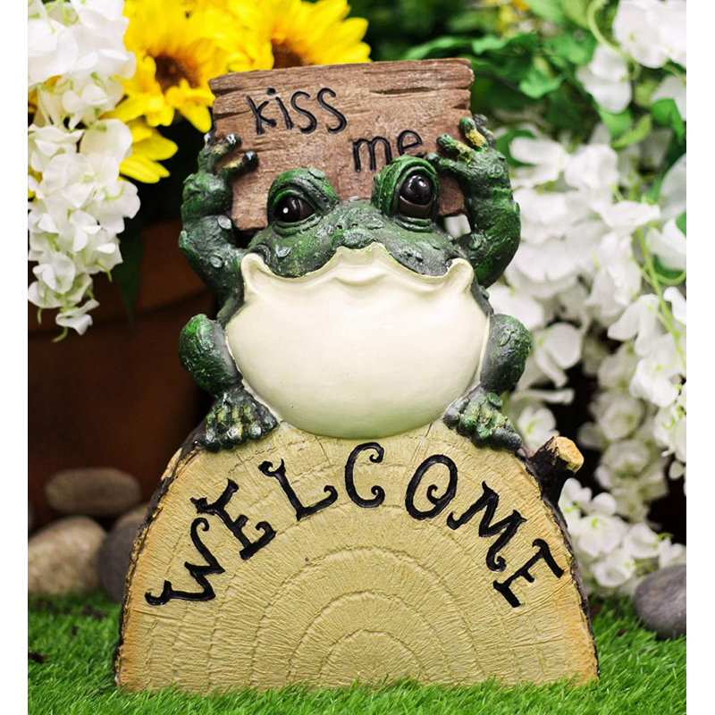 Frog Plastic Garden Statue