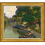 Along the Seine - Picture Frame Painting on Paper