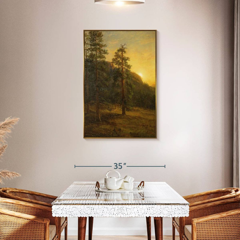 California Redwoods 1872, Floating Frame Gold, 29" x 43"