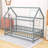 Wooden House Roof Floor Bed With Fence Design-723574651-723574653