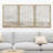 Minimal Landscape Muted Neutral Abstract Landscape Modern Organic Minimalist Framed Canvas 3 Pieces Print Wall Art-91875087-91875088