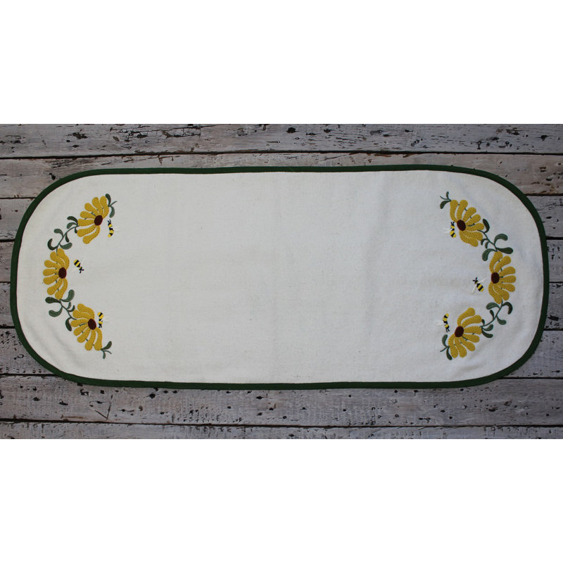 Rosalind Wheeler Flowers And Bees Table Runner