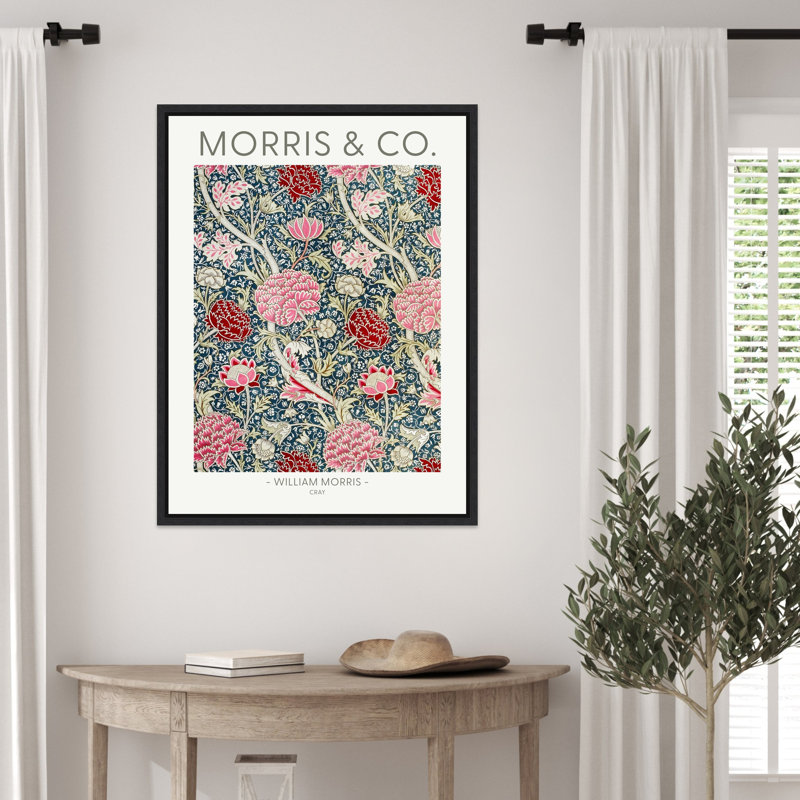 «Cray» par William Morris, reproduction d'art sur toile encadrée