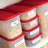 Rubbermaid Modular Canisters, Food Storage Containers, Racer Red, 8 Piece Set
