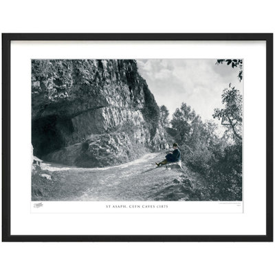 St Asaph, Cefn Caves C1875 by Francis Frith - Single Picture Frame Print