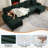 6 Seat U-Shaped Sectional Sofa With Double Chaises And Pillow,111" Wide Modern Soft  Corduroy Sectional Couches For Living Room,Loft, Apartment-1442788988