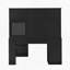 Bureau en L avec chargeur, bureau d'ordinateur avec tiroirs, bibliothèque, bureau d'angle moderne, bureau personnel, bureau d'écriture en L, bureau d'ordinateur en fibre de carbone avec rangement, noir
