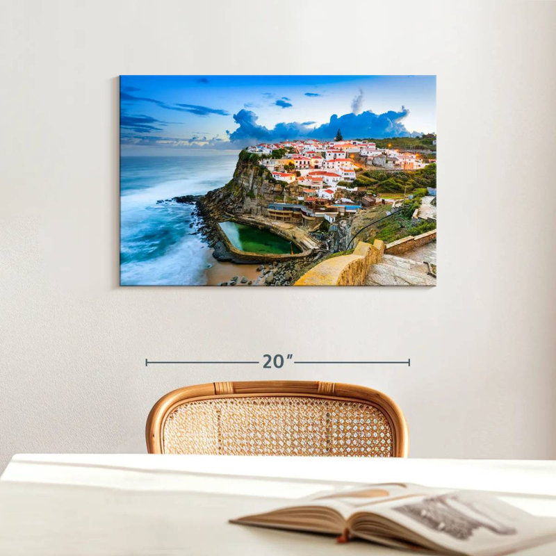 Nicci Azenhas Do Mar, paysage marin, H 16 po x l 24 po