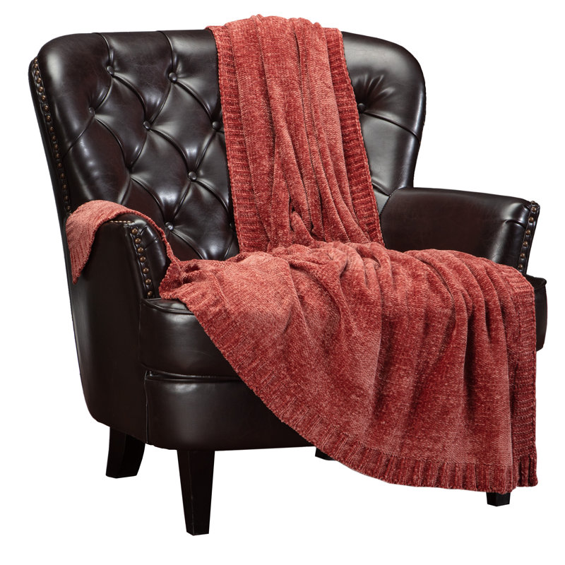 Chanasya Chateau Chateau Luxurious Throw, Cinnamon