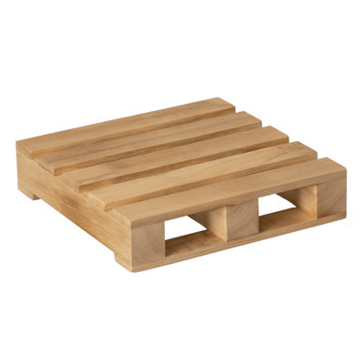  13-inch Rustic Wooden Pallet Display Stand Natural Wood Riser For Home Decor Table Centerpiece Candle Or Dessert Holders Plant Pot Diy Craft Party Accents And Event Presentation