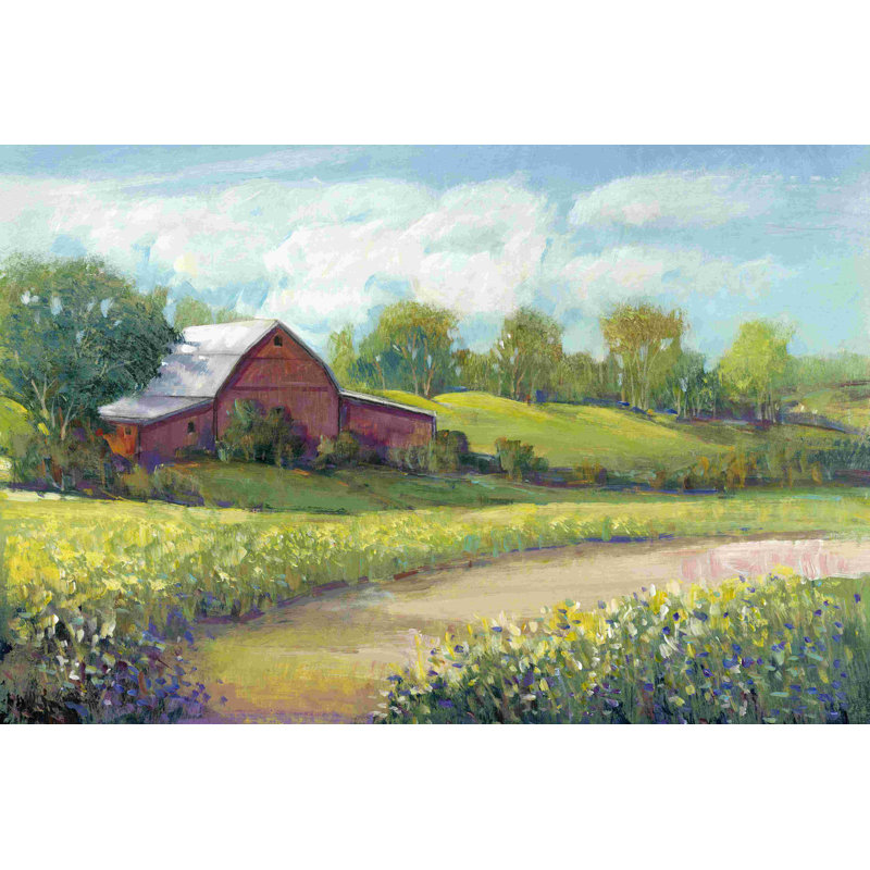 " Rural America II " by Timothy O' Toole Painting Print, 12" W x 8" H
