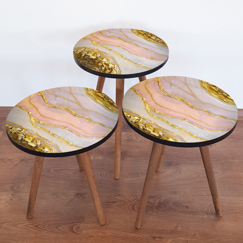 Tables gigognes 3 pieds Arndt