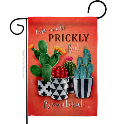 Double Sided 18.5'' H x 13'' W Polyester Garden Flag