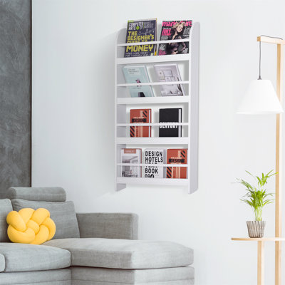 Cancri 113cm H x 59cm W Floating Bookcase