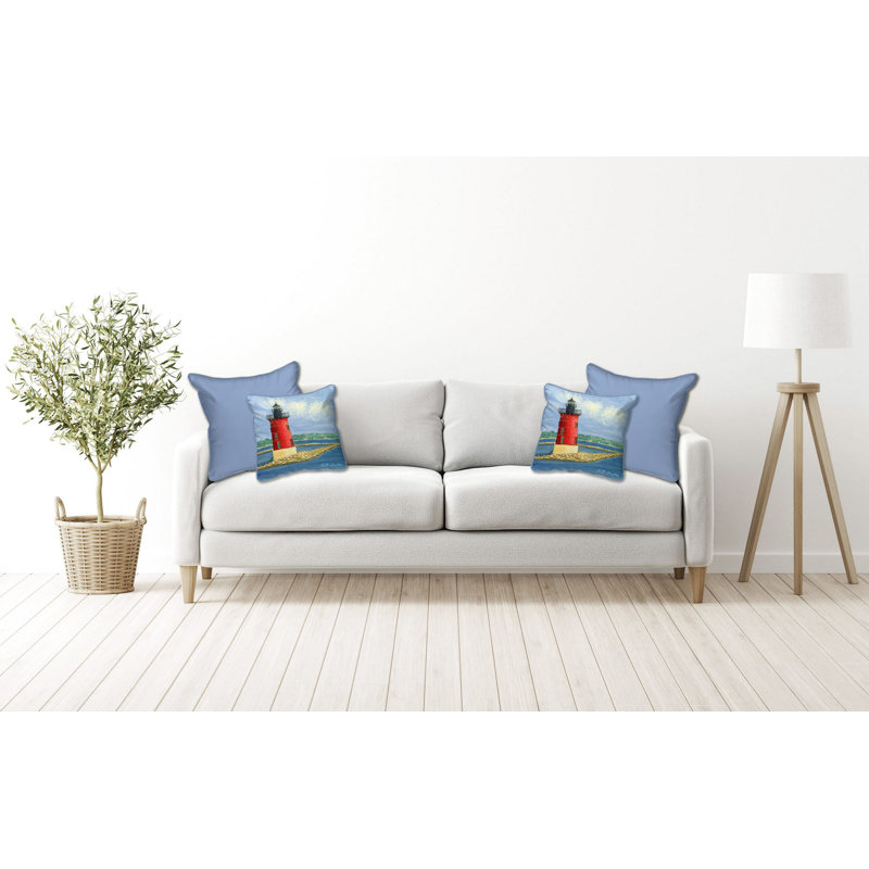  Housse de coussin d'extérieur carré Breakwater, 18" x 18"
