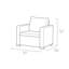 Keter California Armchair x2 - Graphite