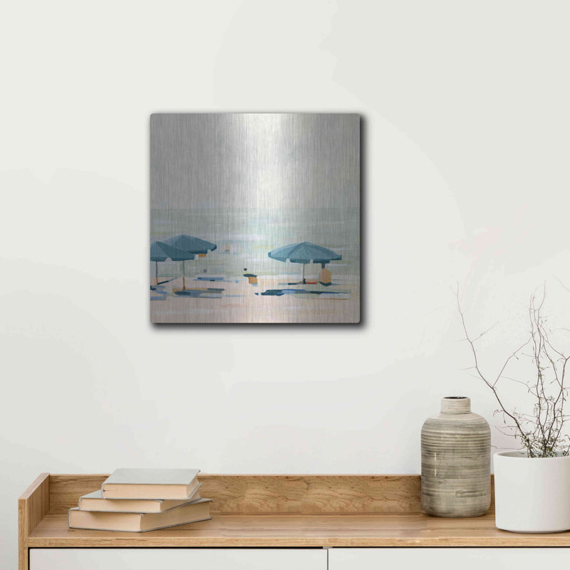 Dovecove «If It's the Beaches II» par Emma Scarvey, art mural en métal, H 12 po x l 12 po