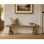 Lily's Living Vintage Noodle Bench, Weathered Natural Wood Finish -830513444