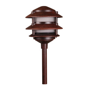Black Low Voltage Metal Pathway Light