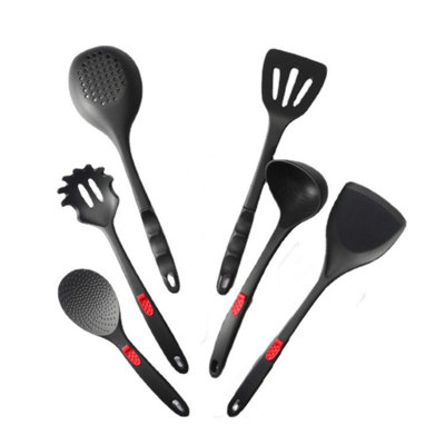 Silicone Cooking Utensils Set, Kitchen Utensils Set, 6 Pcs -  SC0GO, Q-004