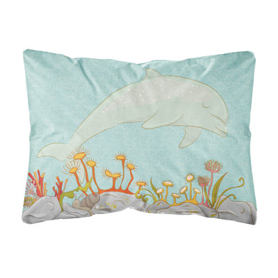 Coussin décoratif intérieur / extérieur Dolphin Underwater Scene