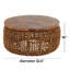 Table basse simple en bois massif