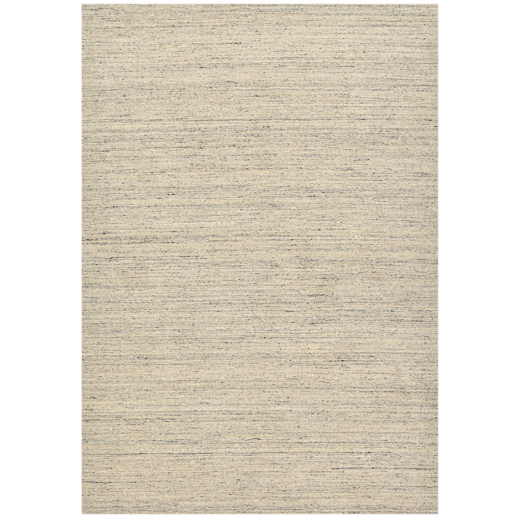 Hand Woven Hand Loomed Gray Area Rug