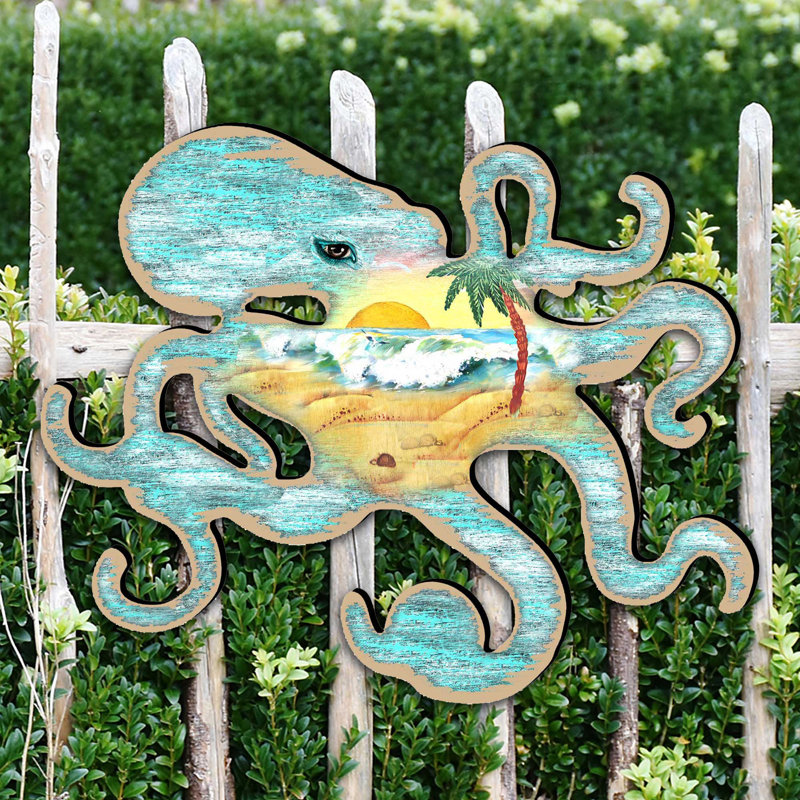 Décoration murale pieuvre