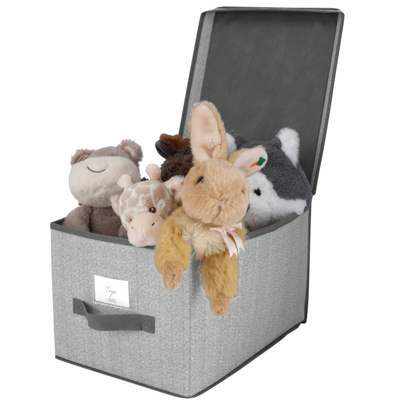 Boîte en tissu de rangement, H 9,84 po x l 15,75 po x p 11,81 po