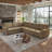L-Shaped Sectional Sofa with Pull-Out Bed