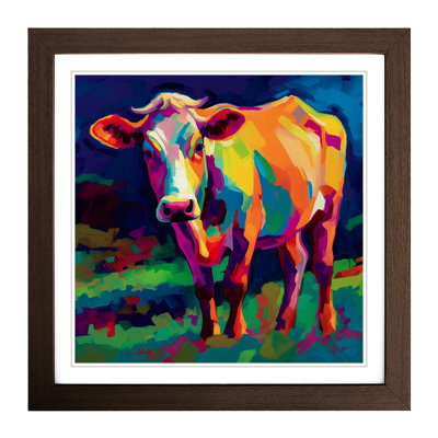 Cow Fauvism No.2 - Framed Print