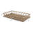 Honeycomb 19.75" Rustic Bohemian Hand-Woven Rattan Tray-621692757