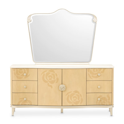 Camellia Field Caramel 6 - Drawer Dresser
