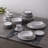 Noritake Austin Platinum 50-Piece Dinnerware Set, Service for 8