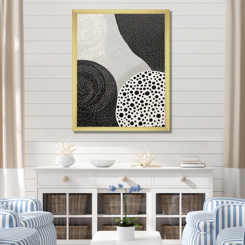 Gris abstrait coraux I - impressions sur toile abstraites, H 32 po x l 24 po x P 1 po, Cadre doré simple