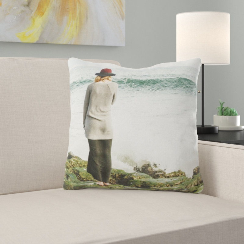 Woman Throw Pillow