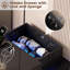 Bedside Table with Hidden Storage and Motion Sensor LED Light-57721119